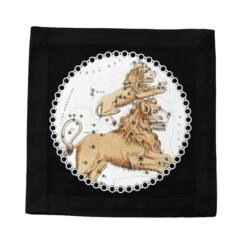 Square Napkins, Black