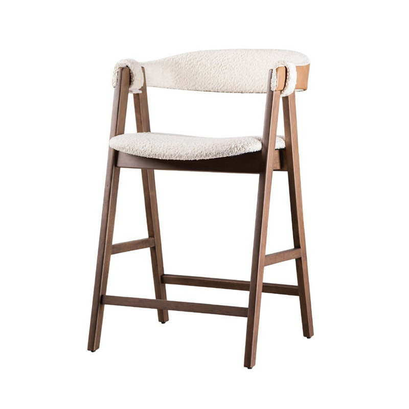 Tabouret de comptoir 2 pièces Mid-Century