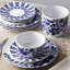 Noritake Sandefjord Set Of 4 Coupe Dinner Plates, 11"