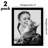 2 Pack Of Picture Frames - Plexiglass Cover - Black
