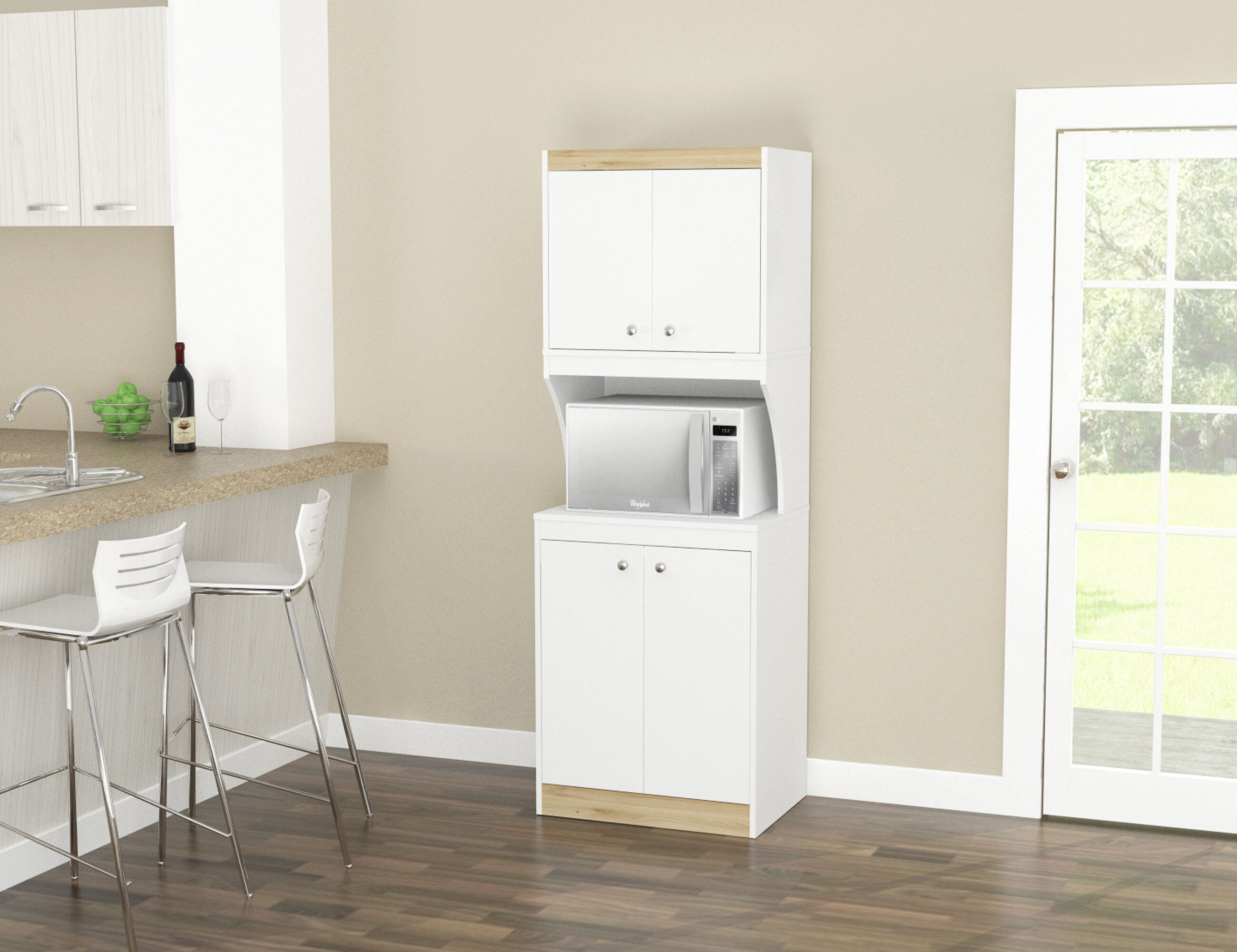 Inval America Microwave Storage Cabinet - Macy's