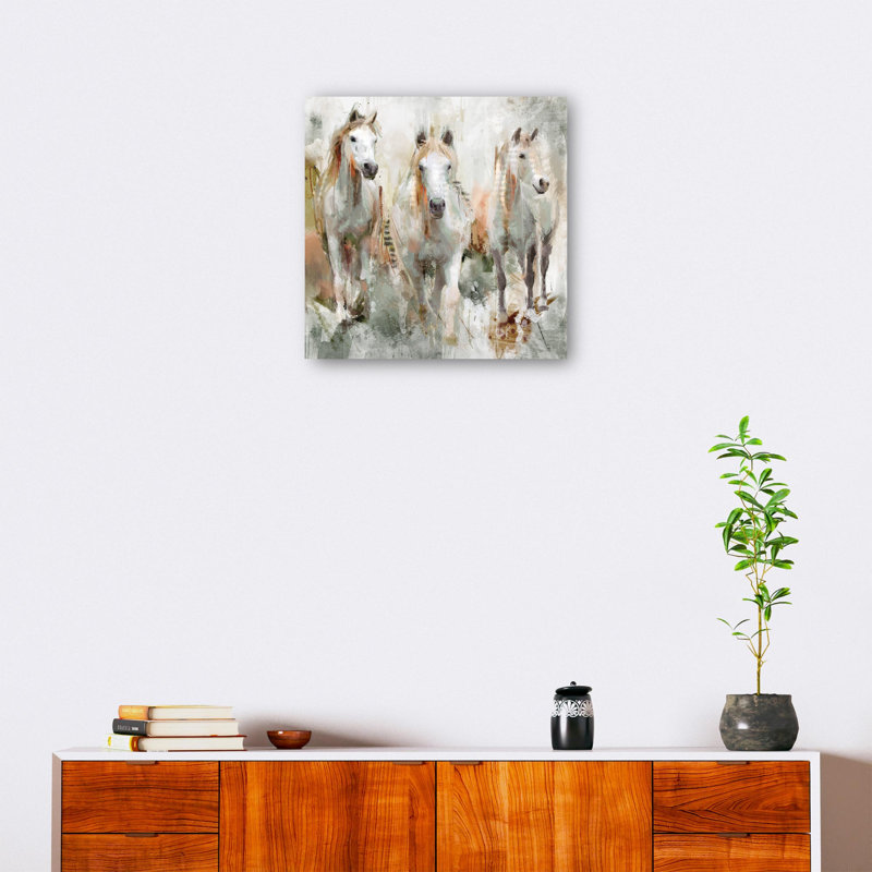 Trifecta by Studio Arts Canvas Art Print, Wrapped Canvas, 12" H x 12" W x 1.5" D