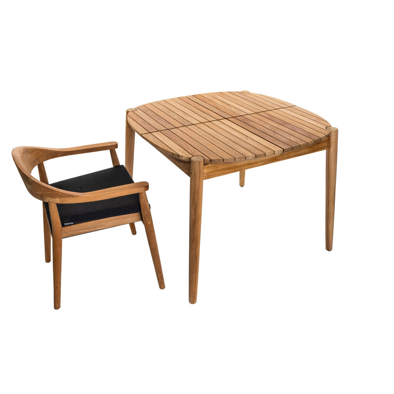 Copenhagen Outdoor Teak Dining Armchair, No Cushion