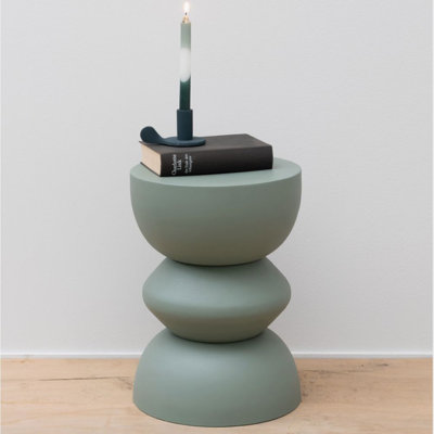 Formes de table d'appoint - Bleu gris