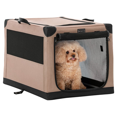 Dasinger Collapsible Soft-Sided Crate with 3 Doors