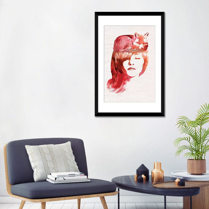 «Perfect Silence», impression sur toile, Papier d'art encadré noir, Blanc, H 32 po x l 24 po x P 1 po