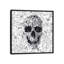 «Doodle Skull, Square» par Ali Gulec, impression sur toile tendue-31656133-73272544-73272545