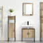 Frame Mounted Bathroom Cabinet-1961303082
