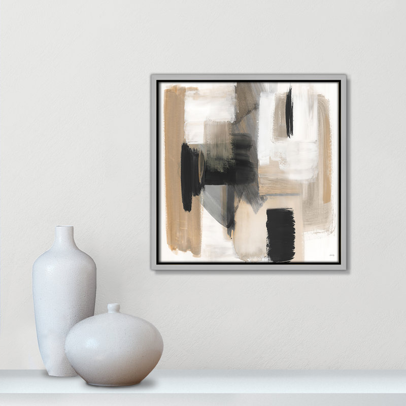«Navigating Italy - Square Version Print» par Stella Chang, Argent, H 13,5 po x l 13,5 po