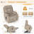 Power Lift Recliners, Snowflake Velvet Modern Compact Chair For Home