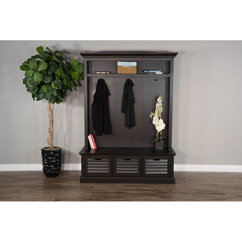 Ribaldi 59.5 " Wide Hall Tree with Storage Bench