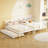 Full Over Full Bunk Bed With Twin Size Trundle And Ladder-White-448681596