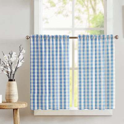 Rideaux à carreaux Gingham