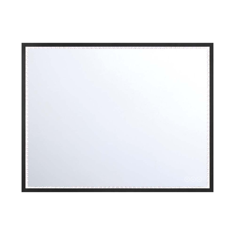 Miroir Cerissa, 36 po x 28 po, Noir