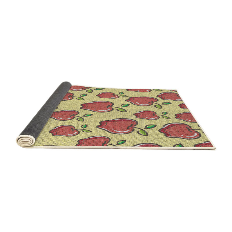 Tapis décoratif rose péttry, Rond 8 pi