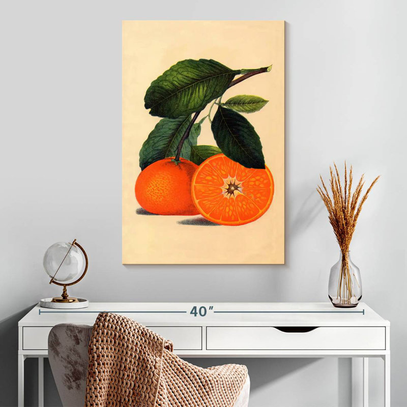 Yarlin Satsuma Orange 1887, 30" H x 20" W