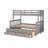 Twin Over Full Bunk Bed With Trundle And Drawers-282589836