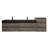 Kayleena 78.5'' Wall Mounted Double Bathroom Vanity with Metal Top-553301617