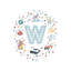 Lettre W - impression d'art graphique-52836290-52836292-52836303