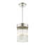 Luminaire suspendu cylindrique simple à 3 lumières avec détails en cristal Bamey-1377799027