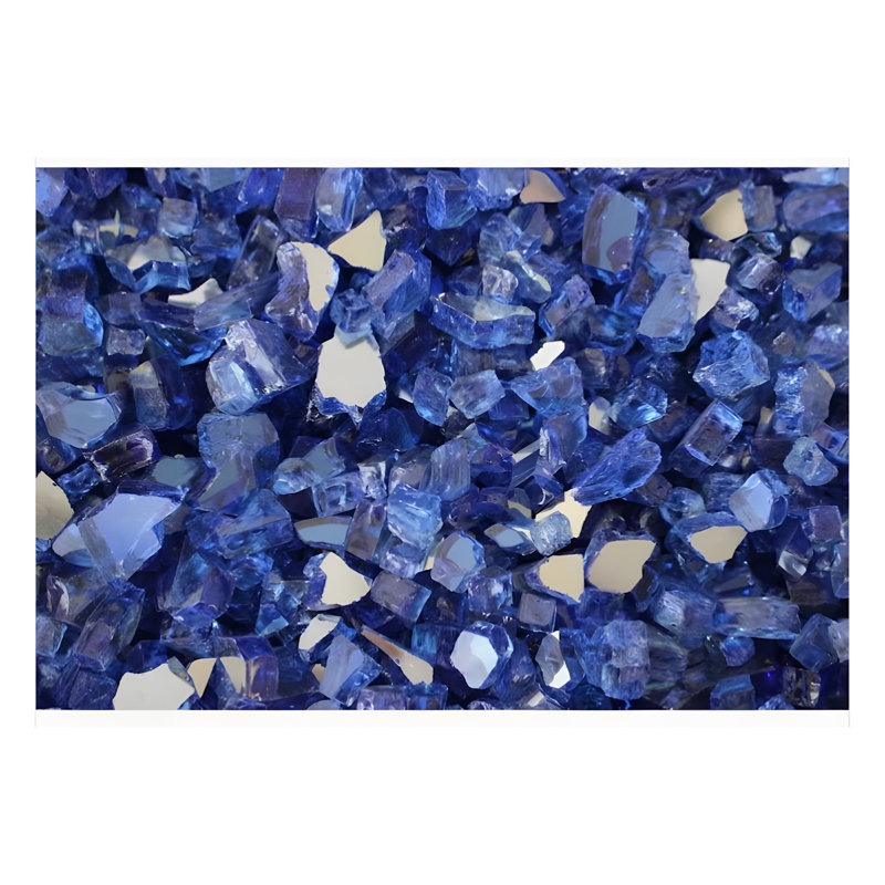 Verre de foyer 25 lb, Bleu de cobalt