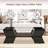 Jurlean Glass Top Coffee Table-812331113