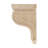 13 in x 4 in x 8-1/2 in Unfinished Large North American Solid Mission Wood Corbel-51894173