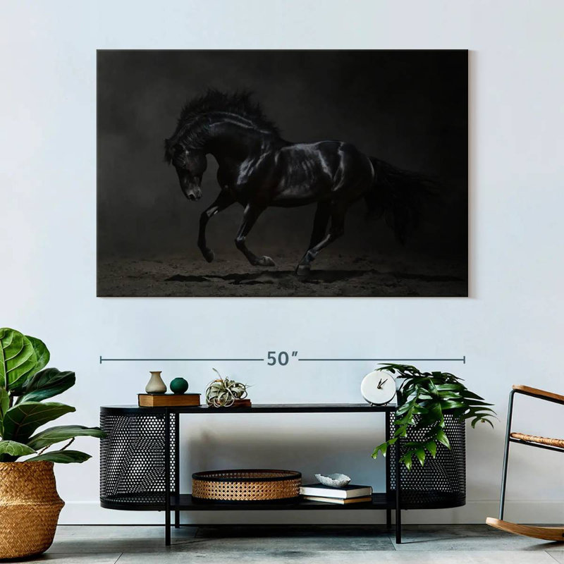 Brampt Dark Horse, 34" H x 51" W