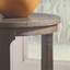 (Table basse + table d'appoint) Grand ensemble de tables basses rondes rondes à 2 niveaux avec centre rond, table ronde Mid-Century avec roulettes, table d'appoint de style rustique pour le salon, le bureau, un appartement