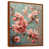 Toile avec cadre flottant brun