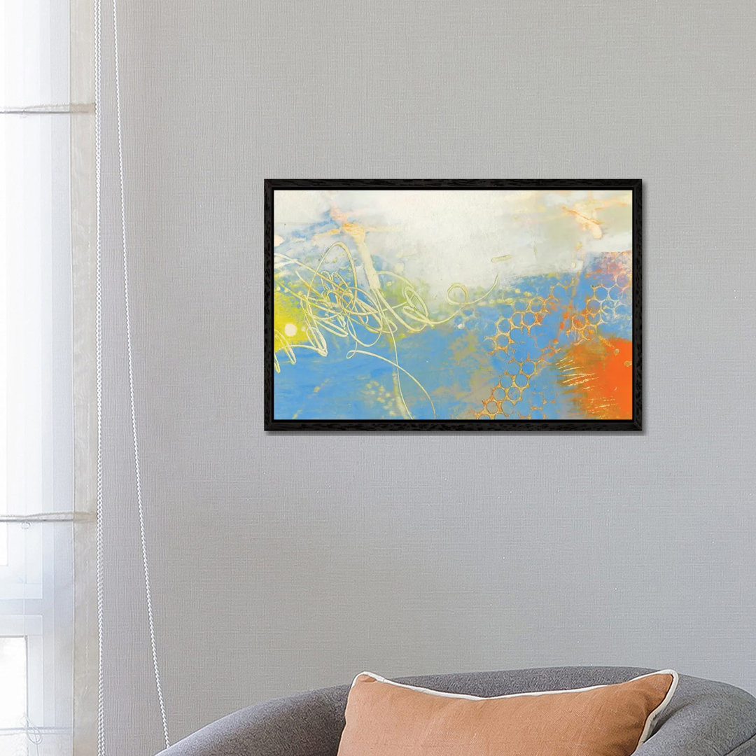 Blue Lux II von Sue Jachimiec - Galerie-verpackte Leinwand Giclée auf Leinwand