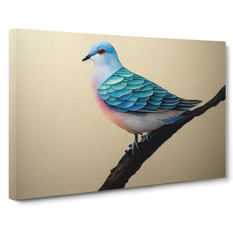 Dove Bird In Vol.1 - Wrapped Canvas, 40cm H x 60cm W x 3cm D
