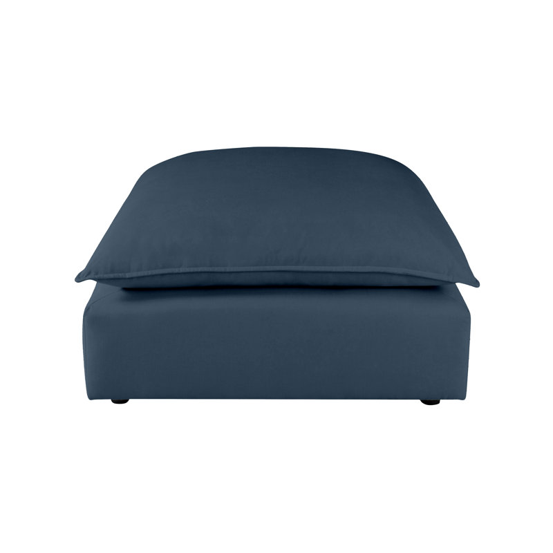 Repose-pieds Ellaria, Velours bleu marine
