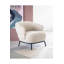 Fauteuil demi-tonneau capitonné-98411746