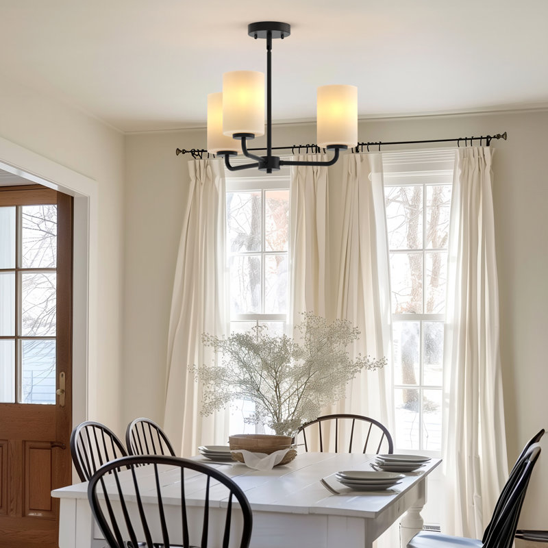 Lustre encastré 3 lumières Agnella, Beige