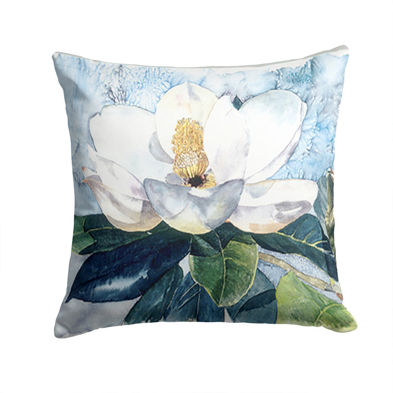 Coussin décoratif intérieur/extérieur magnolia