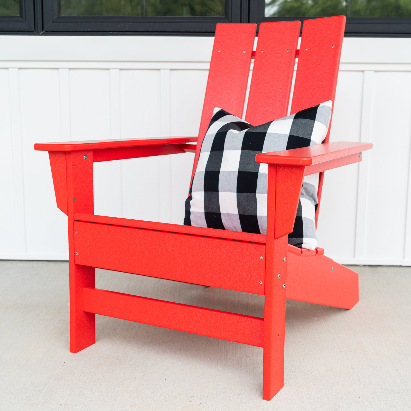 Ratcliff 2-Person Patio Seating Group, Bright Red