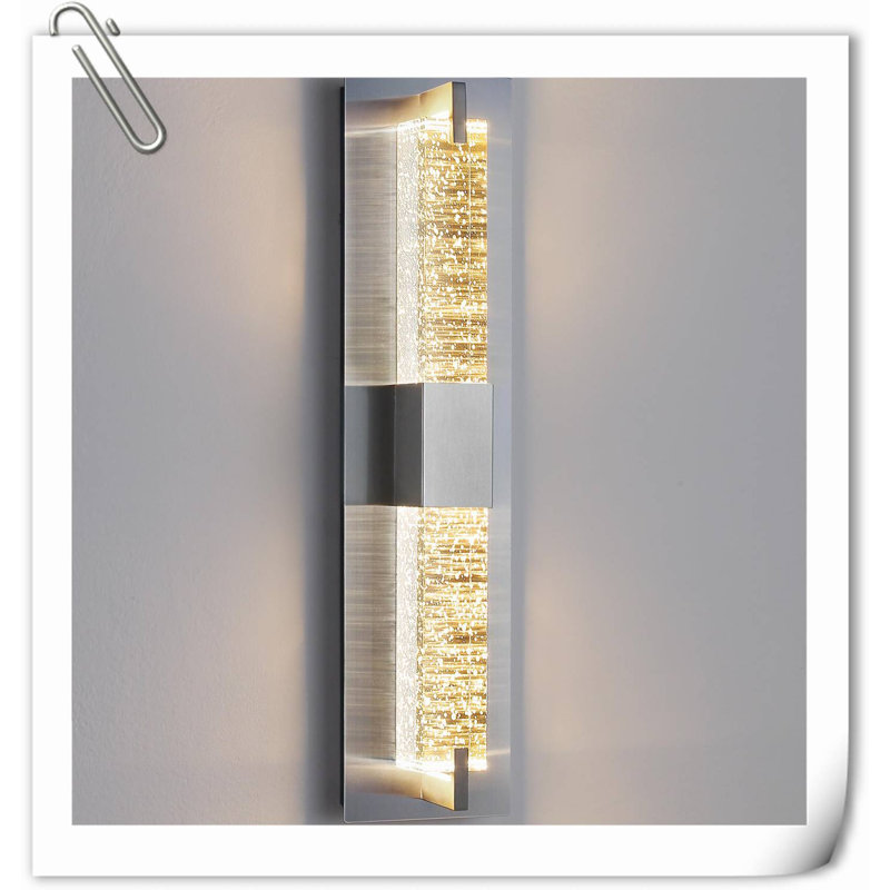 Kietzman LED Wall Light, Nickel