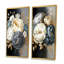 Bouquet de pivoines blanches, bleues et grises - ensemble de 2 pièces-132196749-132196738