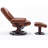 Shebeen Faux Leather Swivel Recliner-46153152