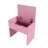 Vanity Desk with LED Mirror Lights and Power Outlet Charging Station, Makeup Dressing Table with Drawers, Shelves and Storage Stool-1674989424