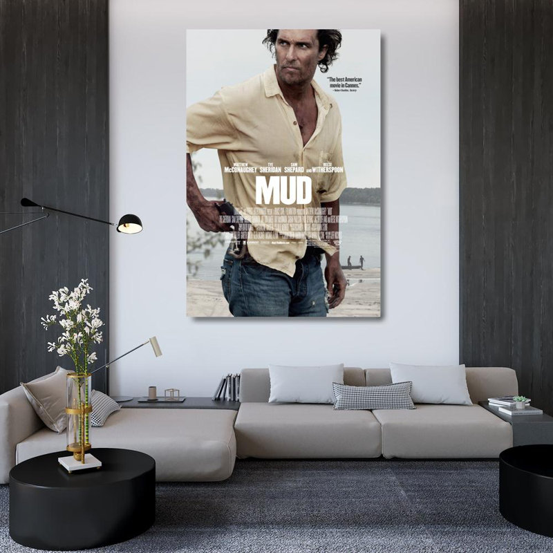 Mud, 48" H x 32" W