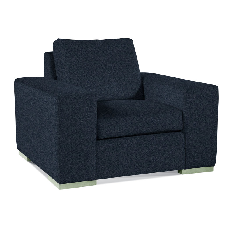 Memphis Armchair, Navy Crypton Performance; 0822-61, Java