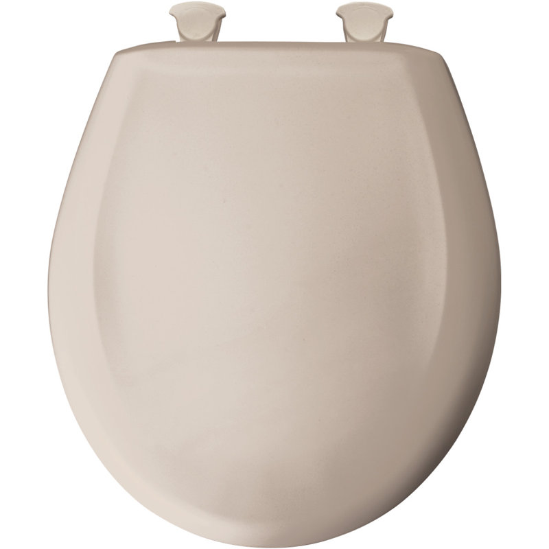 Round Toilet Seat and Lid, Blush