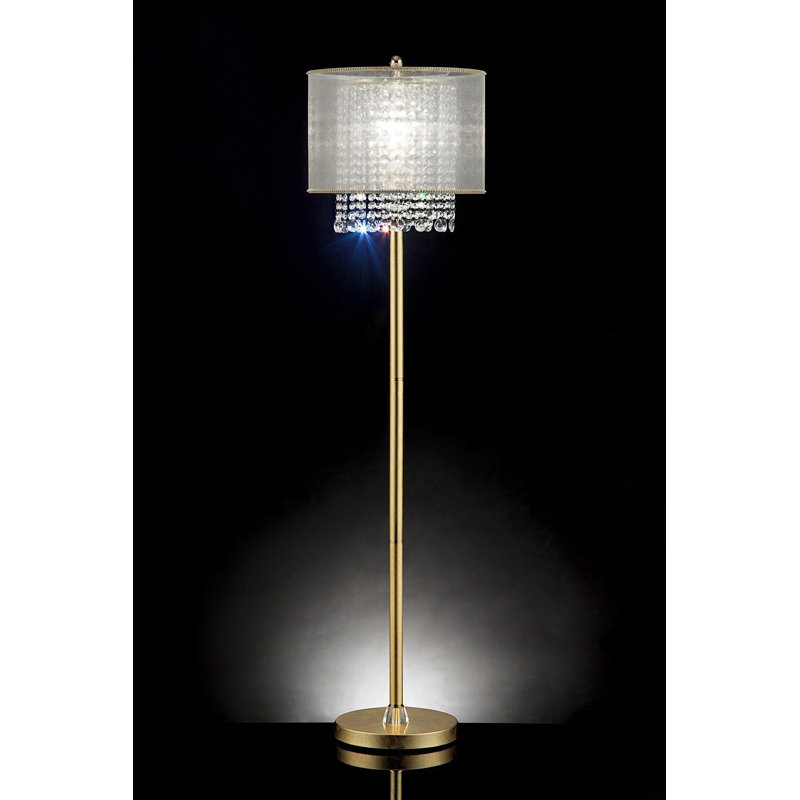 Deric 65'' Gold Novelty Floor Lamp
