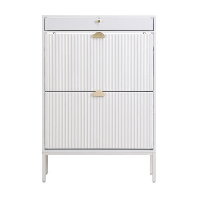 16 Pair Large Shoe Storage Cabinet