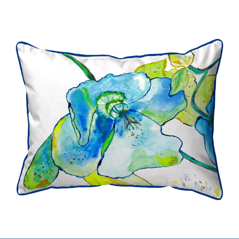  Coussin lombaire intérieur / extérieur Hibiscus, 20 po x 24 po