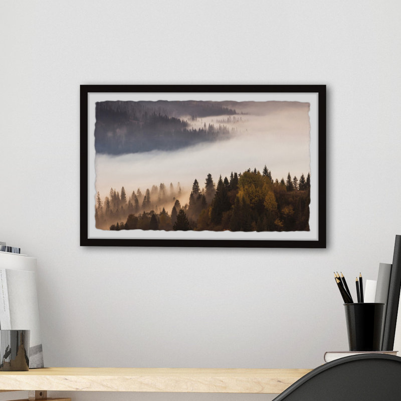 Into The Forest - Single Picture Frame Print, 20cm H x 30cm W x 3.81cm D