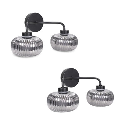Aniva Glass Armed Sconce