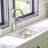 Quatrus R15 25" Single Bowl Dual Mount Stainless Steel Laundry Sink